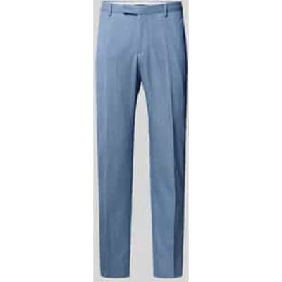 Pantalon van scheerwolmix met vouwlijnen