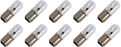 Signaallamp Ba15d 30V 5W - 166 mAh - 10 stuks - T16 Gloeilamp Ø16mm - 45mm - 2500K - Dimbaar