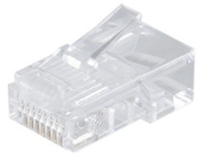 Modular Stecker 8polig short für Rundkabel verg.