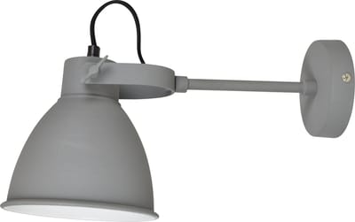 Urban Interiors Dock Wandlamp Grijs - Metalen kap - Ø17