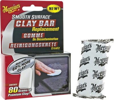 Meguiar’s Smooth Surface Clay Bar 50g – Auto Klei – Verwijdert Vastzittende Vervuiling – Voor Gladde Lak