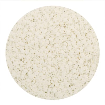 BrandNewCake® Eetbare Taart Confetti Sterren 60gr - Taartdecoratie Sprinkles - Wit Strooisel - Taartversiering