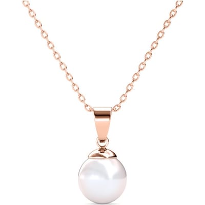 Volle Maan Parel Ketting en Hanger - Imitatie Parel