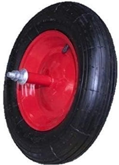 Luchtwiel 350x80 voor Kruiwagen met Naaf 150 mm - Stevige Vervangingsband