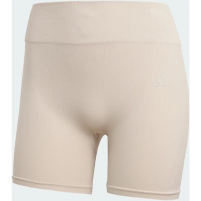 adidas Performance Workout Essentials Knit Legging 4-Inch - Dames - Beige