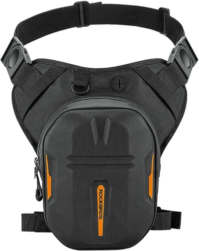 Motorfiets Tas - Been & Tank - Onderweg Spullen - Waterafstotend Materiaal - 21x17x8.5cm - Zwart
