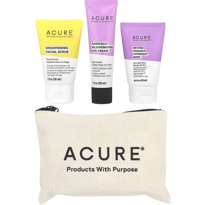 Iherb Exclusives, Huidverzorging Beauty Tas, 4 Artikelen