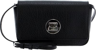 COCCINELLE Leren Schoudertas Liya Elephant Handbag Noir Zwart