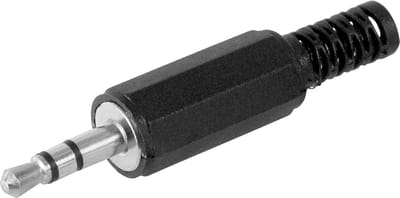 3.5mm stereo mini jack plug