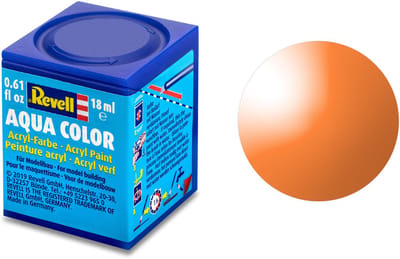 Revell Hobbyverf Acrylverf - Aqua #730 Orange - Clear - Acryl - Verf potje - 18 ml