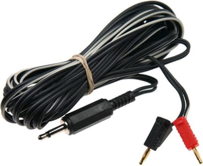 E-Stim - Electrosex Elektrokabel 3,5 mm male naar 2 mm male