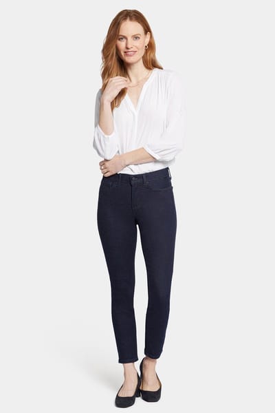 Alina Skinny Donkerblauw Premium Denim | Rinse