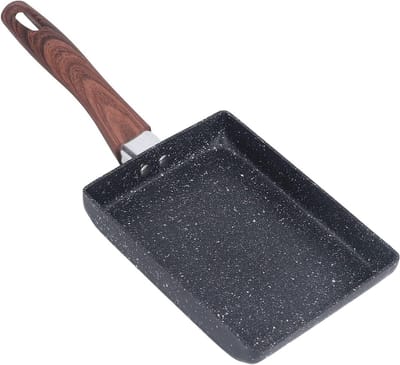 Omelet Pan - Japanse Koekenpan - Ontbijt Maken - Anti-aanbak Ei Pan - Rechthoekig - Grijs