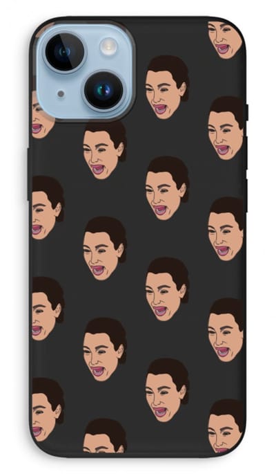 Case Company® - Hoesje geschikt voor iPhone 14 hoesje - Ugly Cry Call - Biologisch Afbreekbaar Telefoonhoesje - Bescherming alle Kanten en Schermrand
