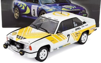 Modelauto Opel Ascona 400 winner rally Sweden 1980 #7 Kullang/Berglund - Schaal 1:18