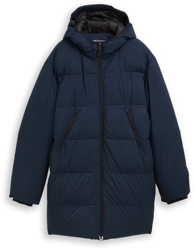 Tom Tailor Denim - Puffer parka met capuchon - Maat XXL - sky captain blue