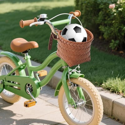 Fietsmand Rotan - Opbergbak Fiets - Dagelijks Vervoer - Handgeweven Stijl - 15x12x12cm - Zwart Bruin
