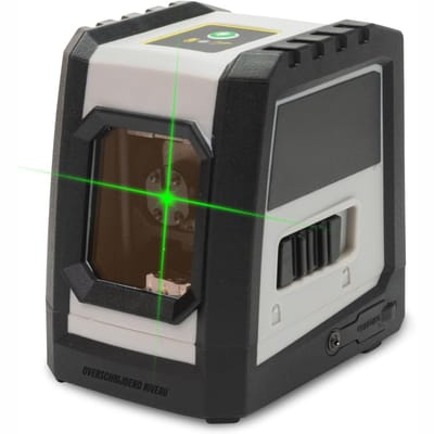 SAVI® Kruislijnlaser Met Statief - Laser Waterpas – Kruislijnlasers – Zwart/Grijs - ‎9cm x 7cm x 8cm