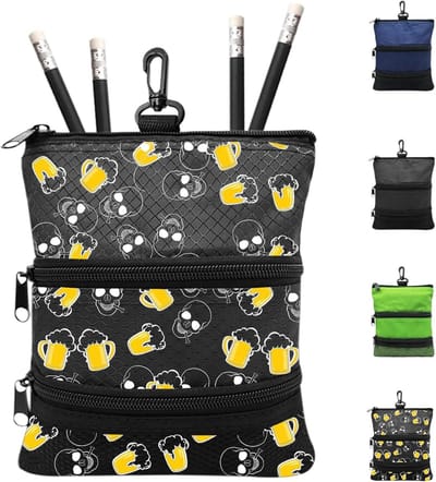 Golf Pouch Tasje voor Ballen en Accessoires - Lichtgewicht en Draagbaar met Clip