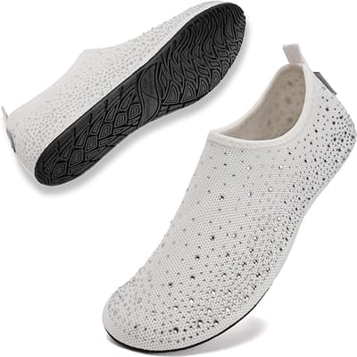 Waterschoenen - Watersokken - Snel drogende zwemsokken - zwembadschoenen - strandschoenen - indoor fitnessschoenen - yogaschoenen - stille antislipschoenen - geschikt voor buitenzwemmen op het strand, surfen en yoga - Dames - maat 36-37