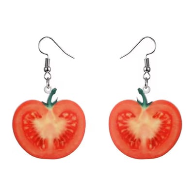 Fruit Oorbellen - Tomaten