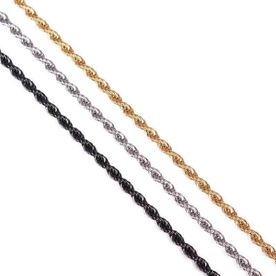 Bril Ketting Houder - Brillenkoord Zonnebrilketting - Veilig Brillendragen - Verstelbare Oorhaken - 70 cm - Zwart