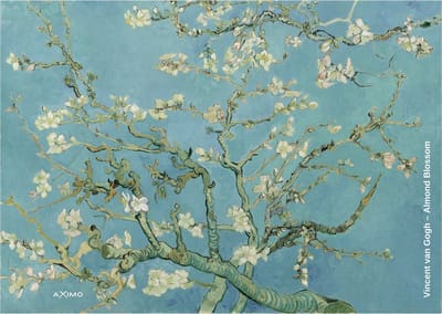 AXIMO Placemat - Papier - Vincent van Gogh Almond Blossoms - A3 formaat 279 x 420 mm - 1 x 40 stuks