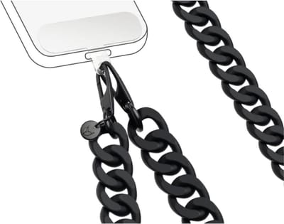 Force Case, Universele Smartphone Schouderriem Mesh, Zwart