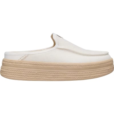 HEYDUDE - Austin Lift Espadrille Woven Dames Instappers Egret - Maat 37