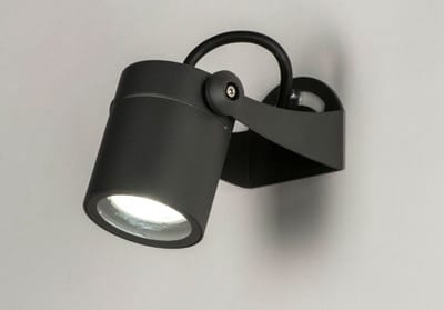 Lumidora Opbouwspot 73173 - SIEK - GU10 - Zwart - Antraciet donkergrijs - Metaal - Buitenlamp - IP65