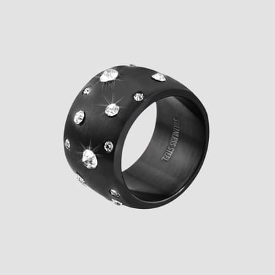 AKZENT Akzent Dames ring Black love, duurzaam