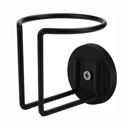 VHV - Bekerhouder - Magnetische bekerhouder - RVS bekerhouder - Roestvrij staal - Magnetisch - Voor boot, auto en caravan - Bekerhouder marine - Zwart