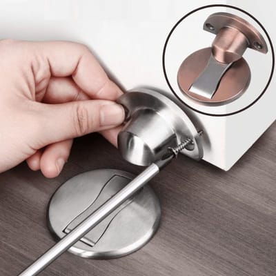 Onzichtbare Magnetische Deurstopper - Rose Goud