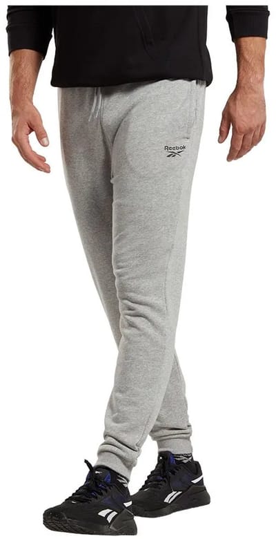 Broeken voor Volwassenen Reebok FT LEFT LEG JOGG HZ8785 Grijs Mannen