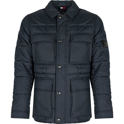 Tommy Hilfiger jas Quilted Airfield Mannen blauw