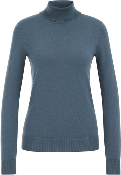 We Fashion Knitted Pullover Greyish Blue Size: S | Long-Sleeved Tops Outlet | Dames | Blauw
