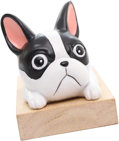 Hond Deurstopper - Deurclip Kindveilig - Bescherming Tegen Botsingen - Anti-knel Functie - 7.5X15.5CM - Wit