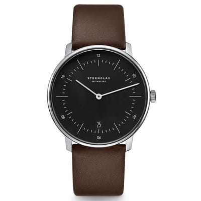 Sternglas Heren horloge Analooge kwarts One Size Bruin Zwart 32011800
