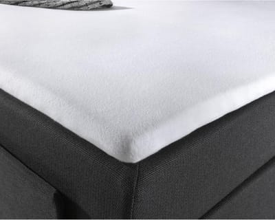 Dreamhouse Molton Topper Hoeslaken - Hoeslakenbadstof - 70/80x200/220 - Wit