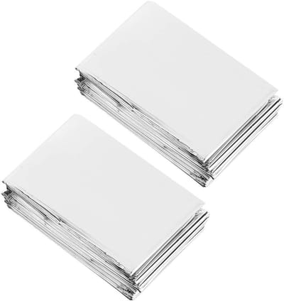 2 Stuks Reflecterende Folie voor Planten, Thermische Bedekking voor Kassen en Tuinen, 210 x 120 cm, Ideaal voor Groei en Bescherming van Gewassen
