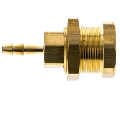 Messing DN 5 Luchtkoppeling Snelkoppeling 4 mm Slangpilaar Schotkoppeling Pull-Off