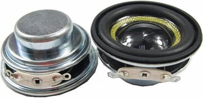 Full Range Speaker - HIFI Audio - Home Sound - Waterproof Design - 40mm Diameter - Blauw