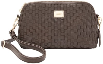 L.CREDI schoudertas Radka Crossbody Bag Chocolate donkerbruin