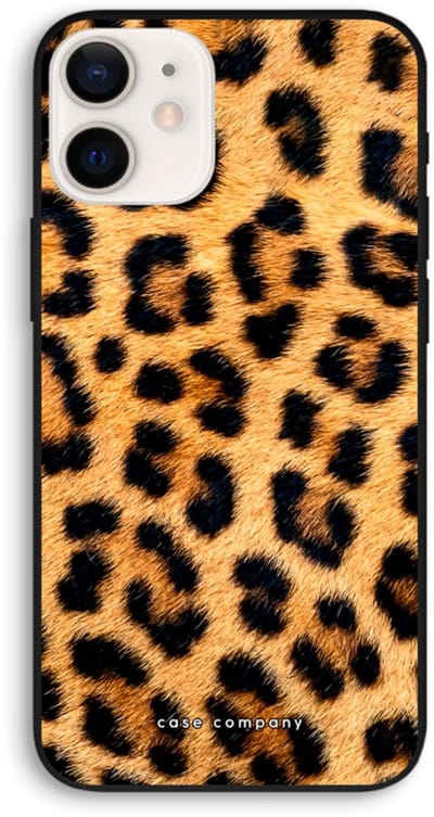 Case Company® - Hoesje geschikt voor iPhone 12 hoesje - Luipaard - Biologisch Afbreekbaar Telefoonhoesje - Bescherming alle Kanten en Schermrand