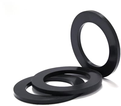 Platte Afdichtingen Rubber - Sluitringen Kranen - Lekkages Voorkomen - Hittebestendig EPDM - 100x75mm Dikte 3mm - 5 Stuks