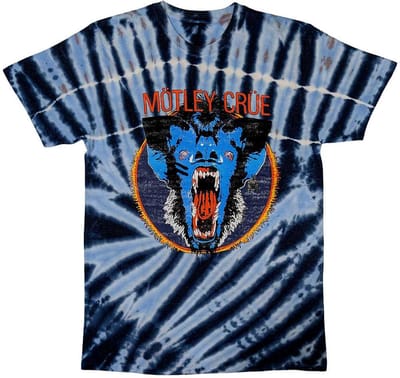Motley Crue - Screaming Animal Heren T-shirt - S - Blauw