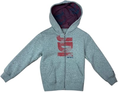Nike - Vest - Jongens - Grijs/Rood - Maat L