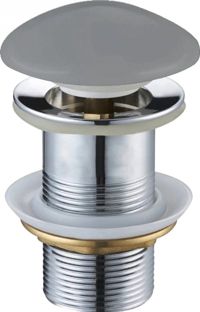 Mexen click-clack plug rond, lichtgrijs keramische mat - 79910-61