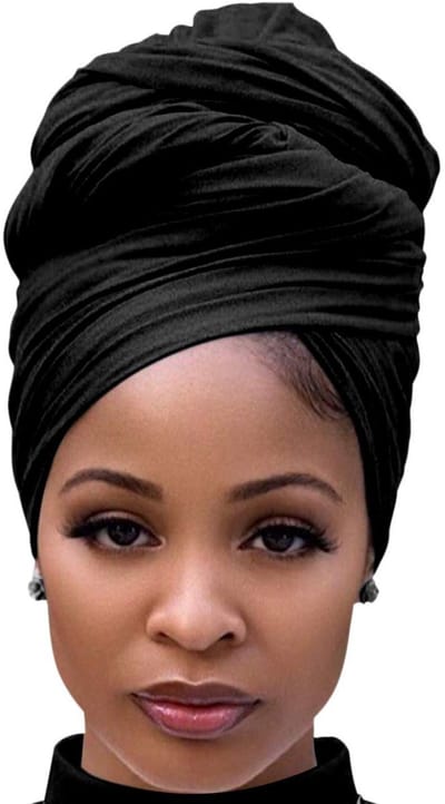 Dailygoods- Haar Wrap Grote Stretch - Zachte Rand - Sjaal voor Vlechten - Hoofddoek Dames - Hijab - Trendy Ontwerp