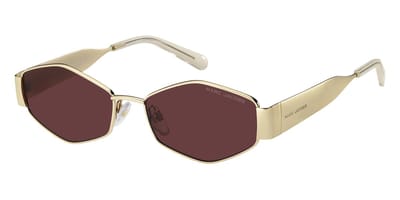 Marc Jacobs MARC 496/SHINY Gold burgundy 55/17/145 WOMAN Zonnebrillen